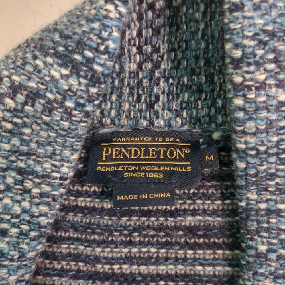 Pendleton Lambs Wool Angora Button Down Cardigan … - image 6